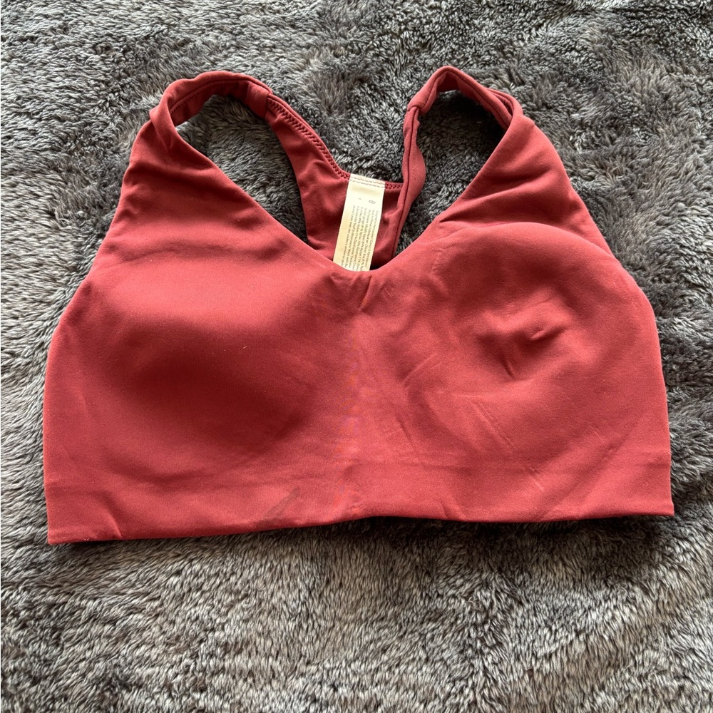 Lululemon Athletica Maroon Sports Bra
